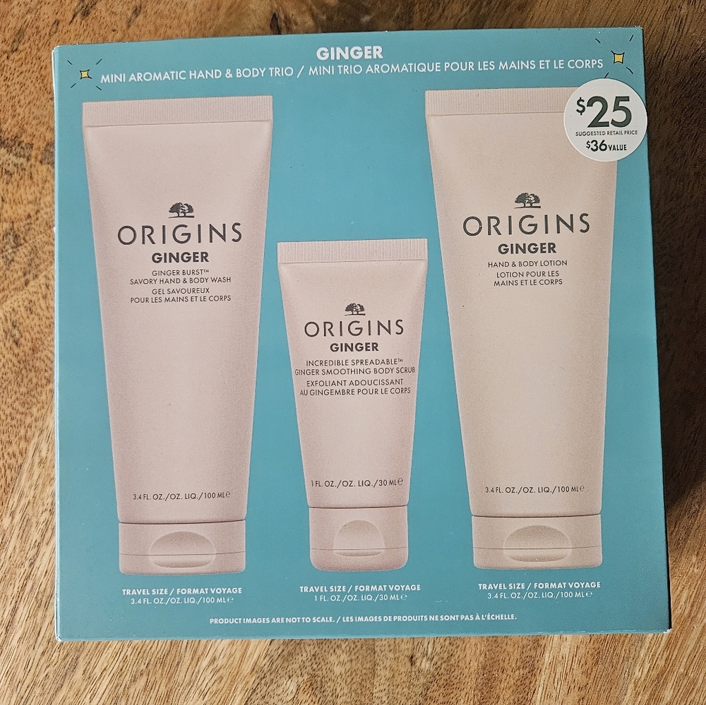 Origins Ginger Scented Travel Gift Set